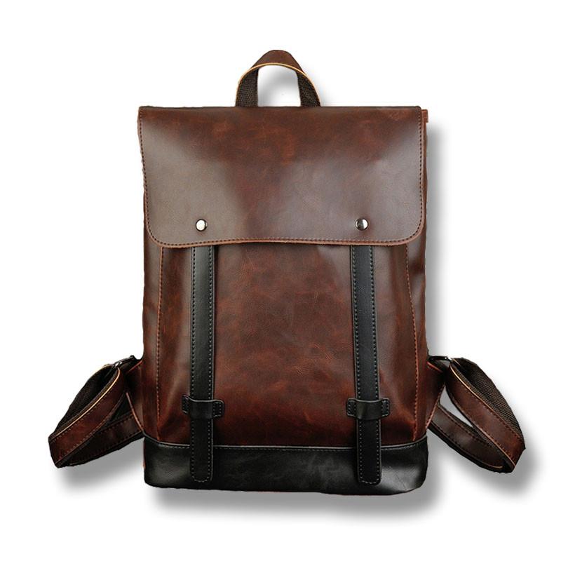 PU Leather Laptop Backpack