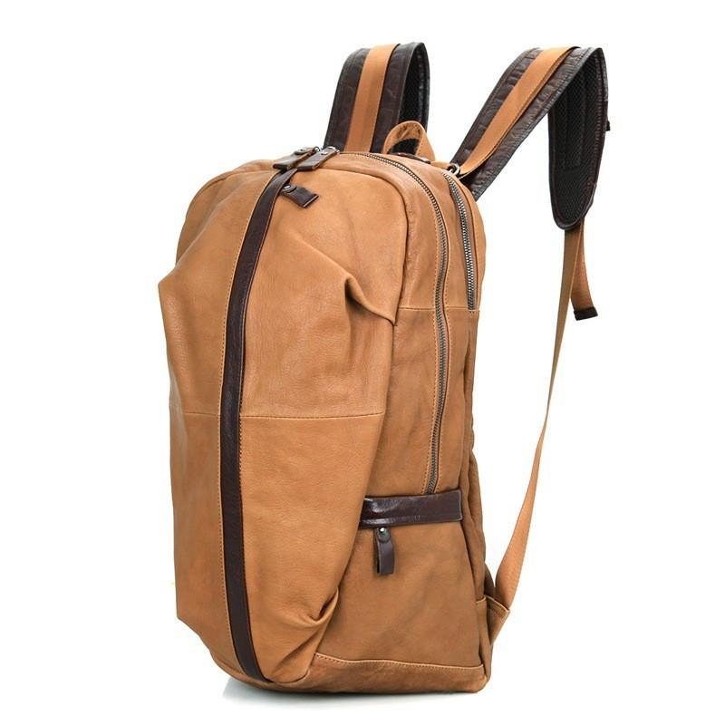 Cowhide Genuine Leather Vintage Backpack