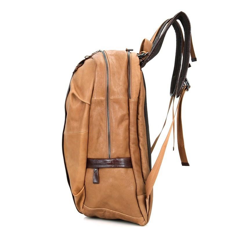 Cowhide Genuine Leather Vintage Backpack