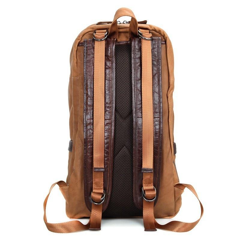 Cowhide Genuine Leather Vintage Backpack