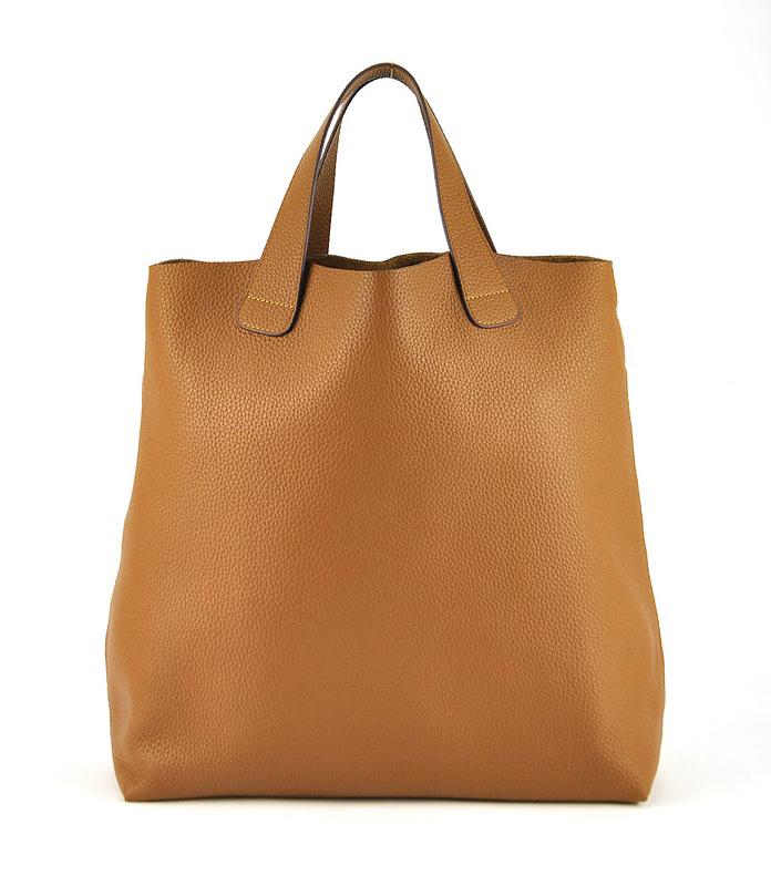 Genuine Soft Leather Tote Handbag