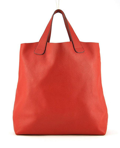 Genuine Soft Leather Tote Handbag