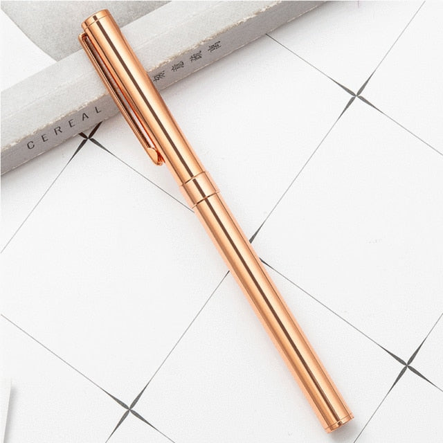 Stylo à encre gel édition or rose 0,5 mm