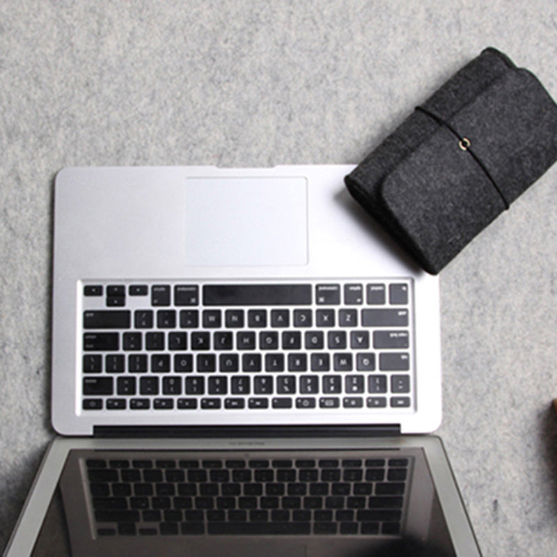 Sac de rangement en feutre pour chargeur de souris et câble USB