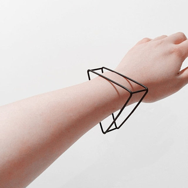Bracelets géométriques minimalistes 3D