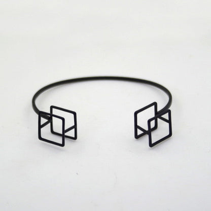 Bracelets géométriques minimalistes 3D