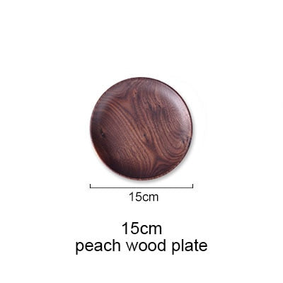 Handmade Walnut Modern Plates