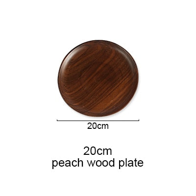 Handmade Walnut Modern Plates