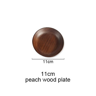 Handmade Walnut Modern Plates