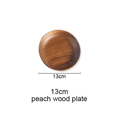 Handmade Walnut Modern Plates