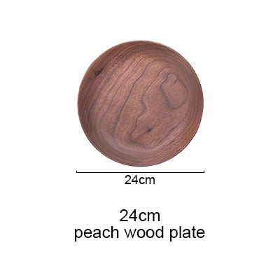 Handmade Walnut Modern Plates