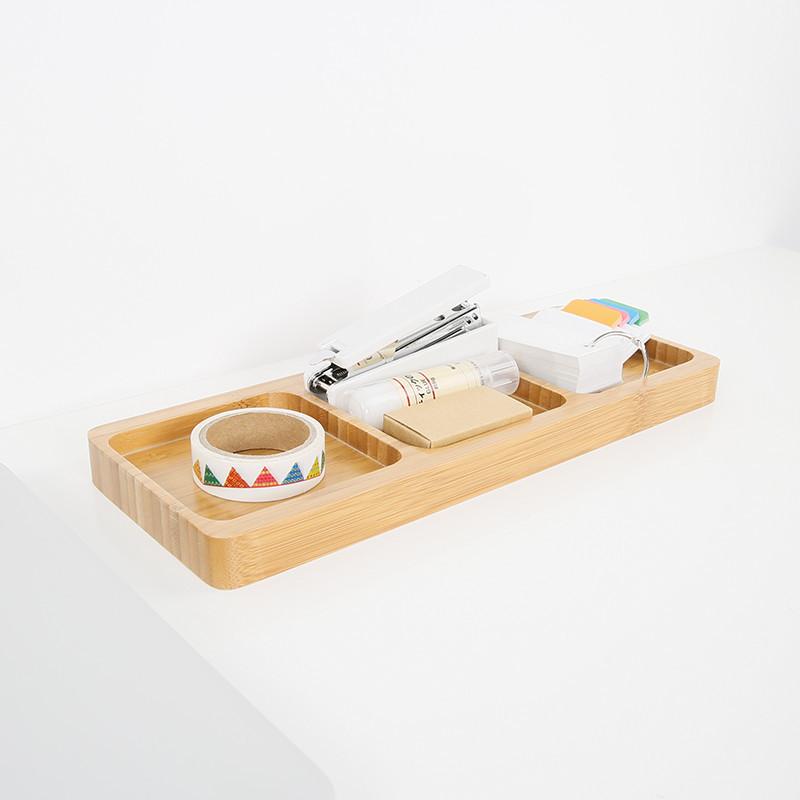 Creative Multi-Use Bamboo Office Organizer