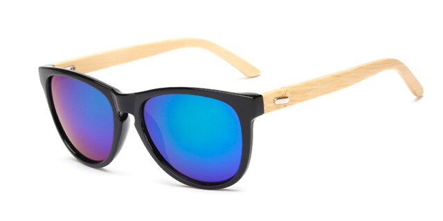 Lunettes de soleil en bambou