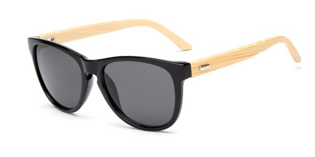 Lunettes de soleil en bambou