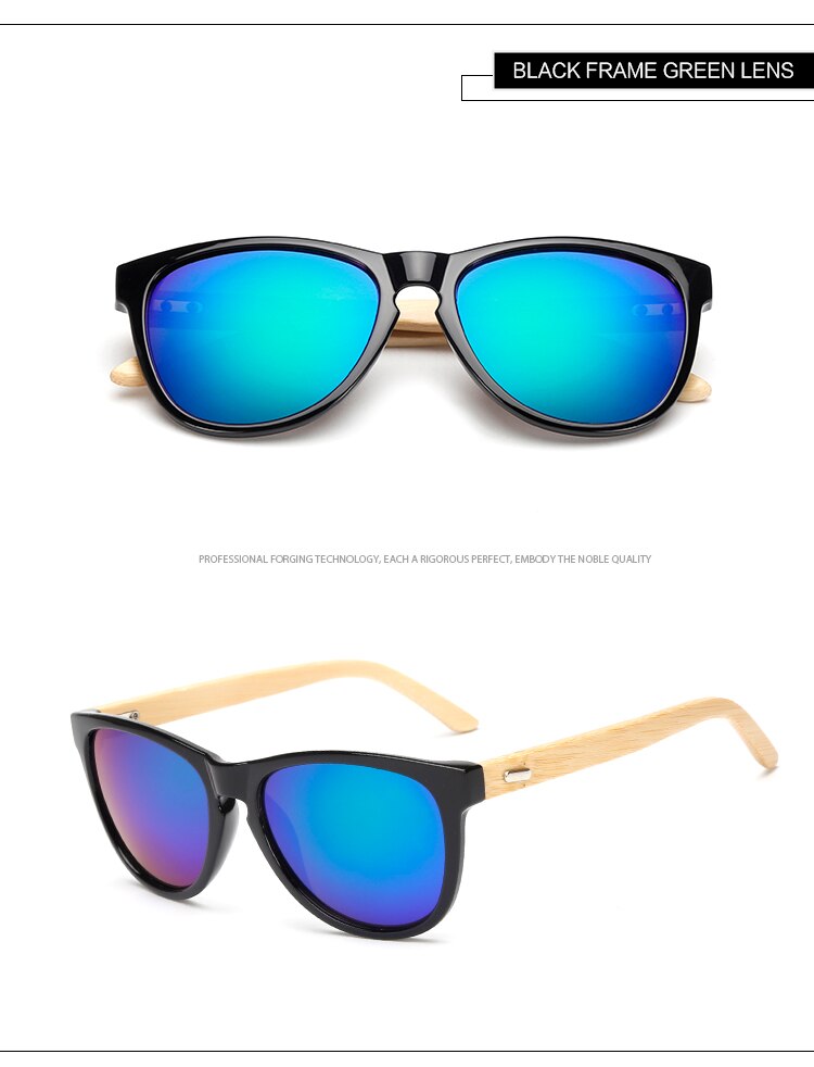 Lunettes de soleil en bambou