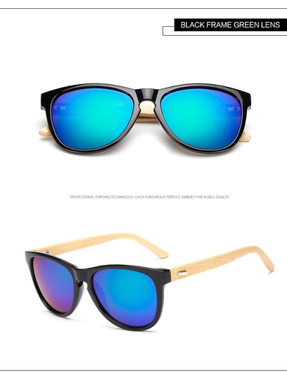 Lunettes de soleil en bambou