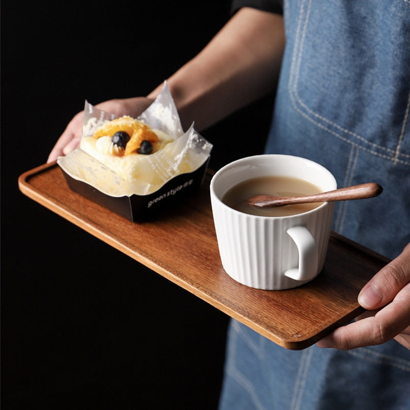 South American Walnut Wooden Serving Tray