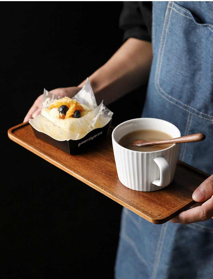 South American Walnut Wooden Serving Tray