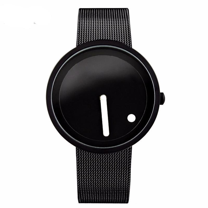 Montre minimaliste en acier inoxydable