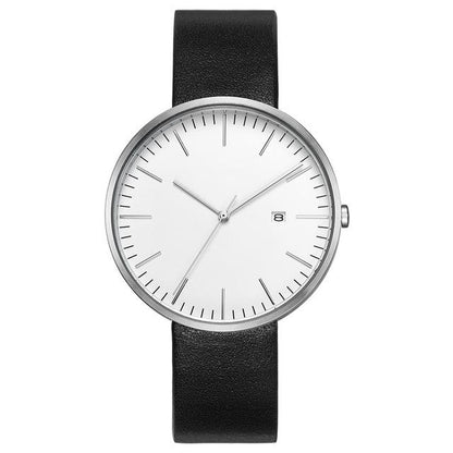 Montre minimaliste en acier inoxydable