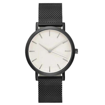 Montre minimaliste en métal