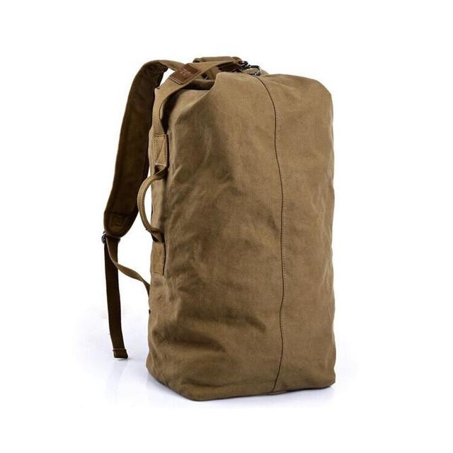 vintage canvas backpack