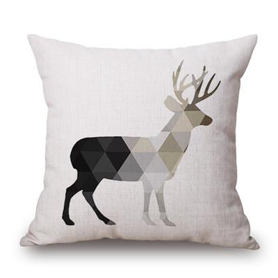 Nordic Geometric Animal Cushion Covers