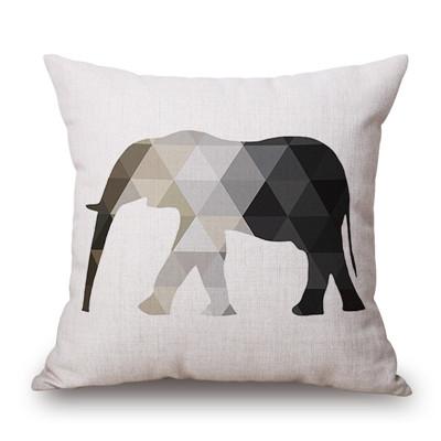 Nordic Geometric Animal Cushion Covers