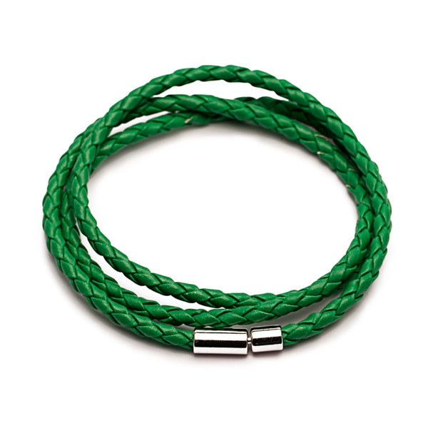 Bracelet en cuir enroulé