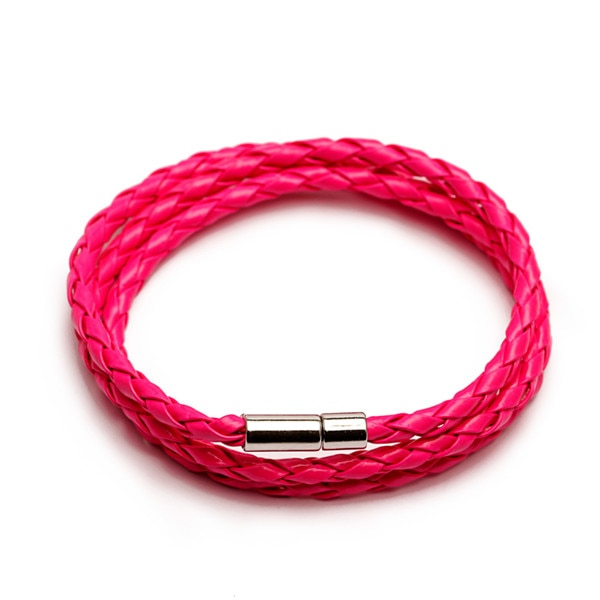 Bracelet en cuir enroulé