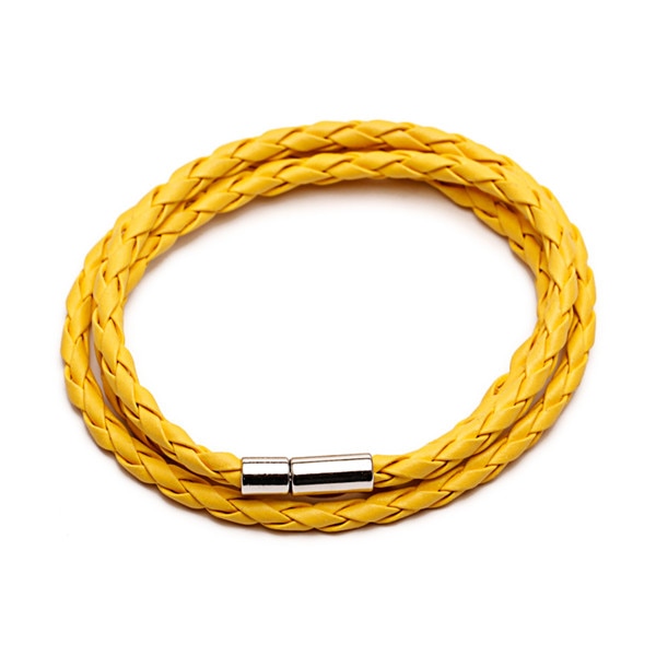Bracelet en cuir enroulé