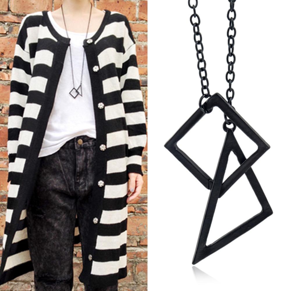 Asymmetrical Polygon Statement Pendant