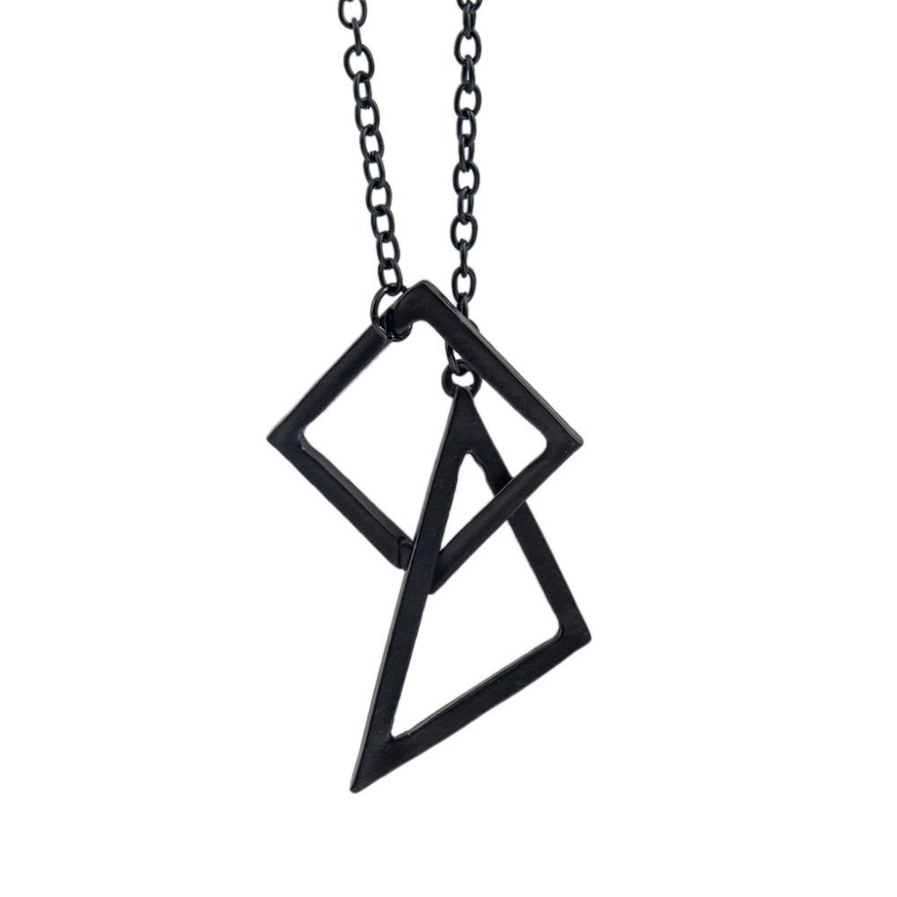 Asymmetrical Polygon Statement Pendant