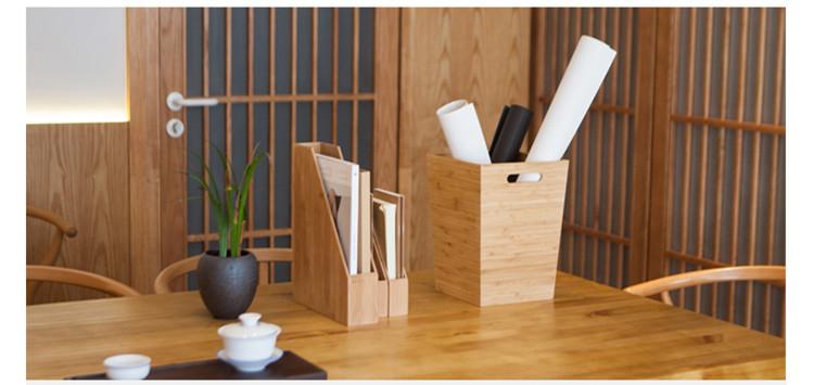 Creative Bamboo Office File Rack Organizer for A4/A5/A6 Paper