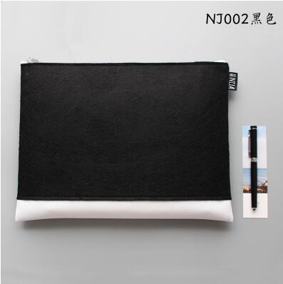 Wool felt Zipper File Folder