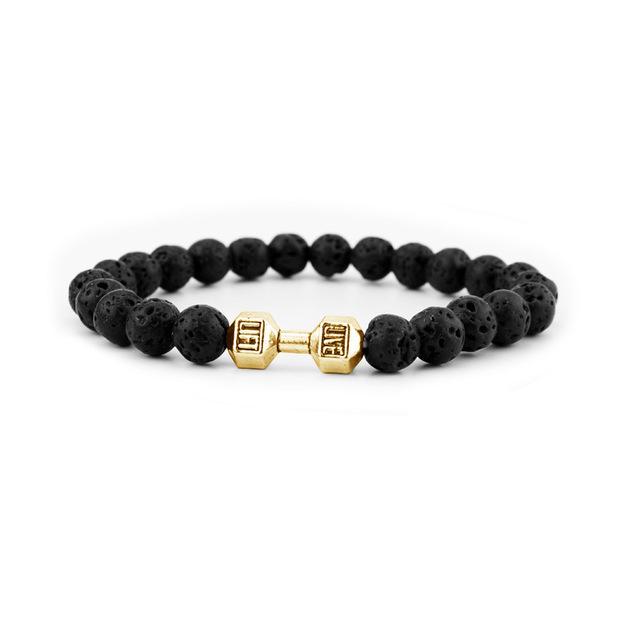 Bracelet de perles haltères