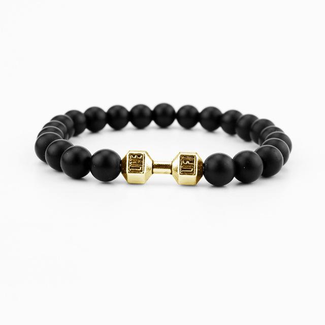 Bracelet de perles haltères
