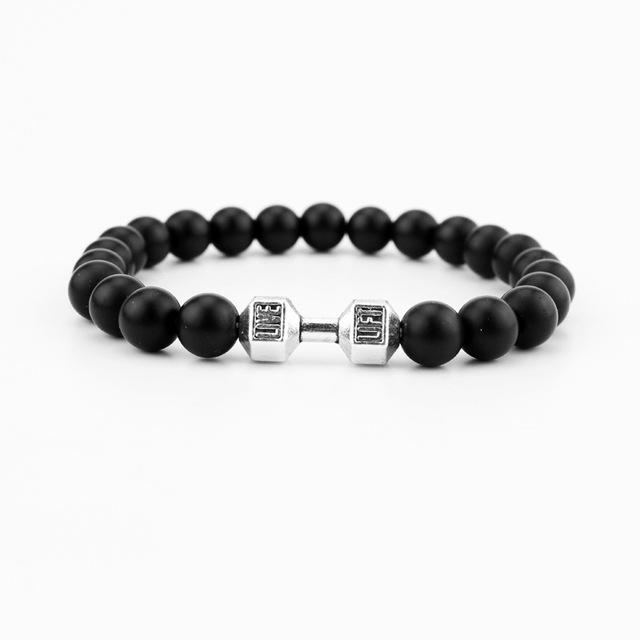 Bracelet de perles haltères