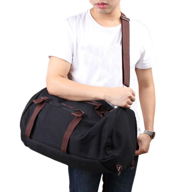 Large Capacity Vintage Canvas Rucksack