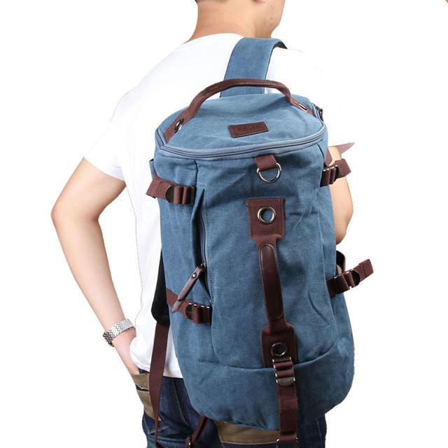 Large Capacity Vintage Canvas Rucksack