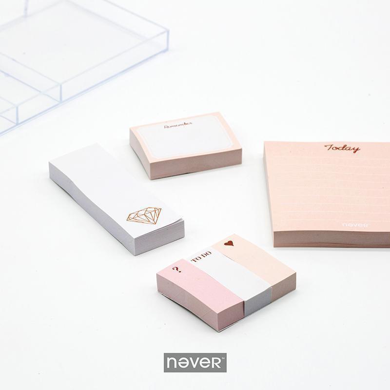 Rose Gold Edition Memo Pad Set