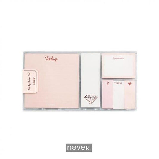 Rose Gold Edition Memo Pad Set