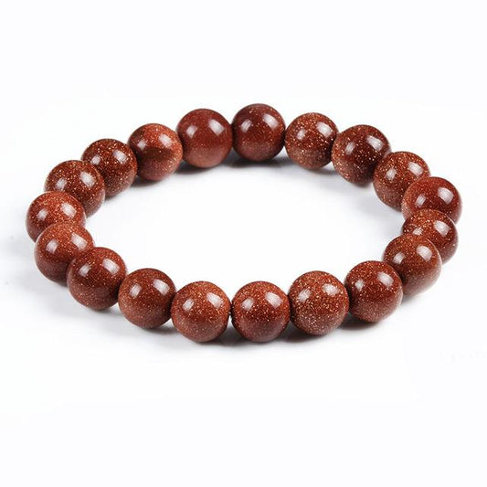 Tiger Eye Lava Crystal Beaded Bracelet