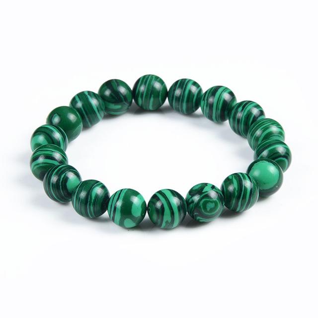 Bracelet de perles en cristal de lave œil de tigre
