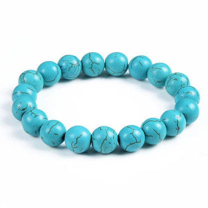Bracelet de perles en cristal de lave œil de tigre