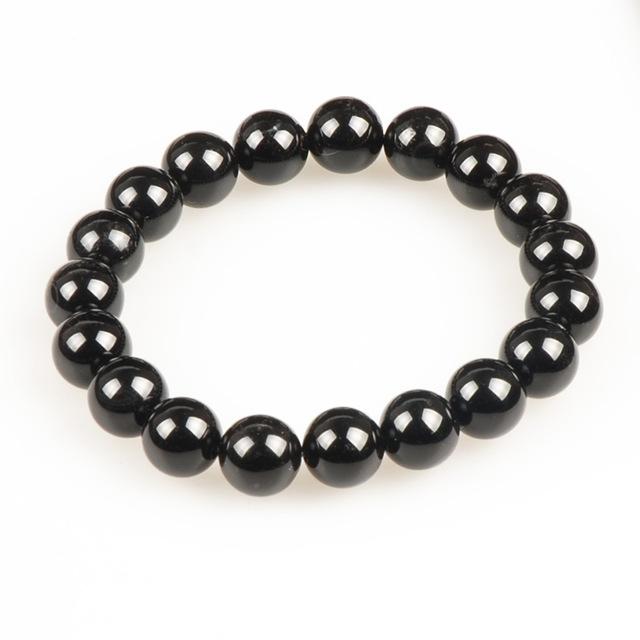 Bracelet de perles en cristal de lave œil de tigre