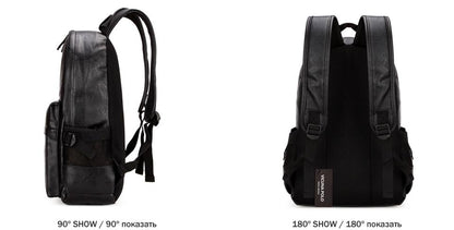 Sac à dos en cuir classique
