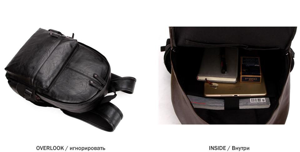 Sac à dos en cuir classique
