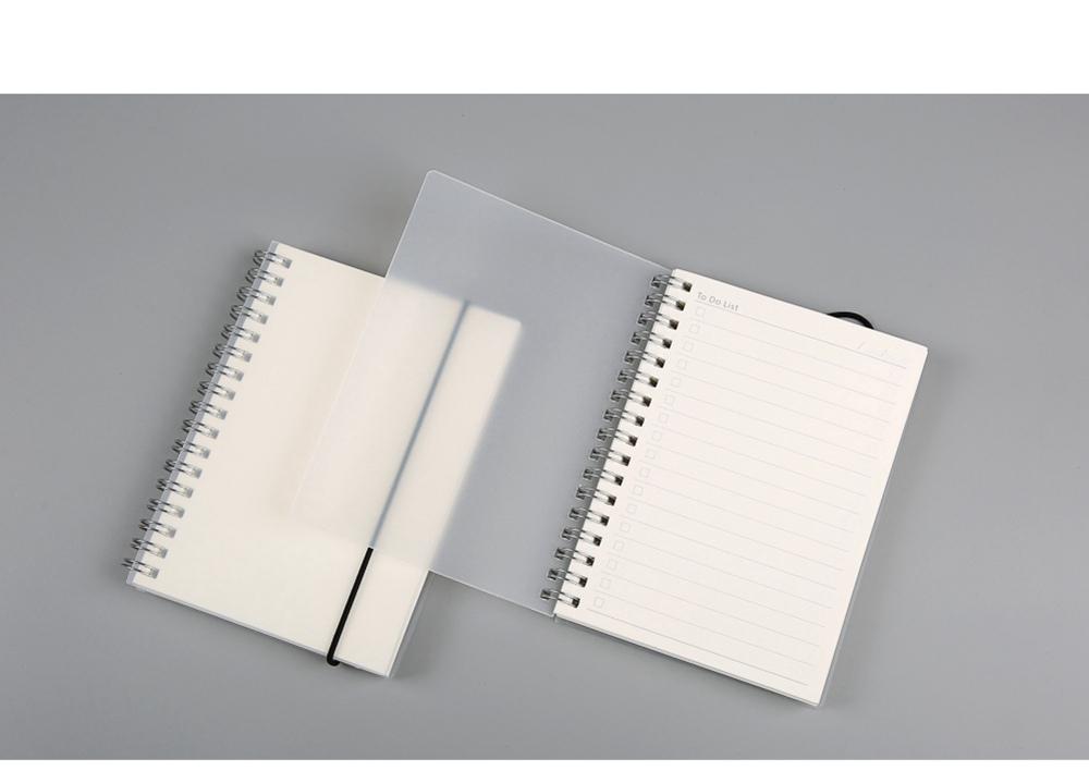 A5 A6 Spiral book coil Notebook To-Do Lined DOT Blank Grid Paper  Journal Diary Sketchbook For School Supplies Stationery Store