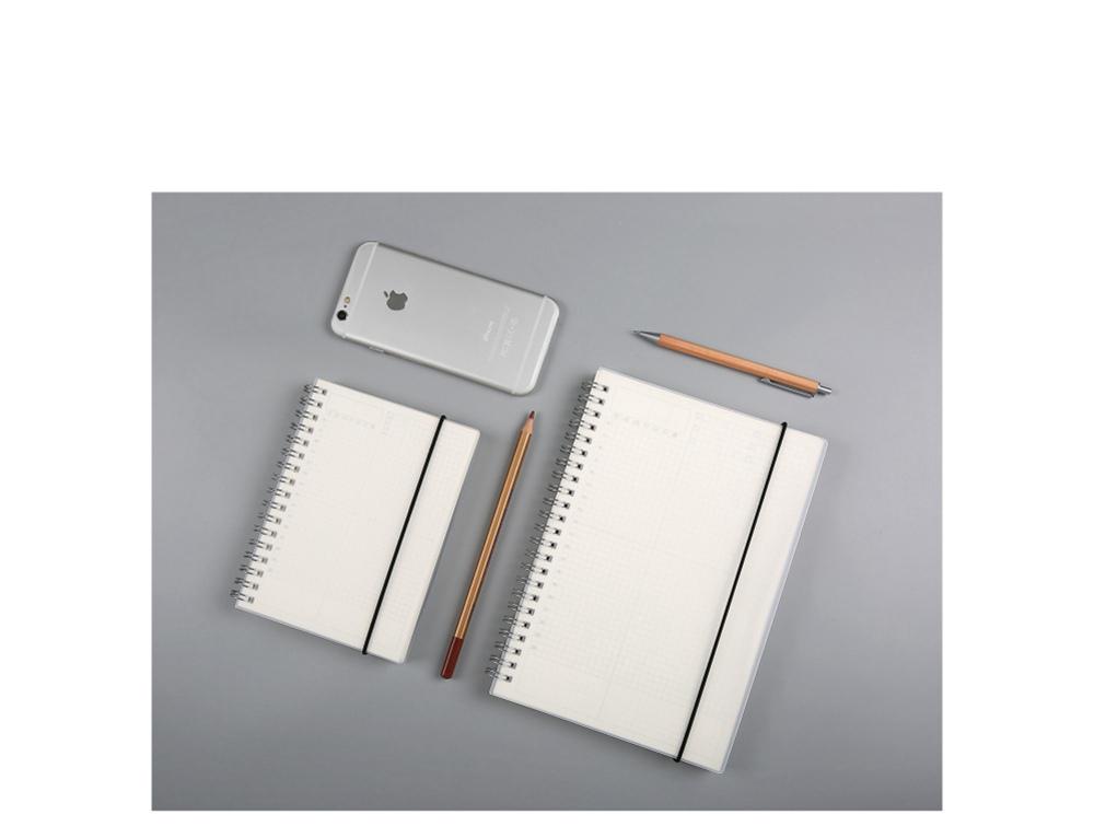 A5 A6 Spiral book coil Notebook To-Do Lined DOT Blank Grid Paper  Journal Diary Sketchbook For School Supplies Stationery Store